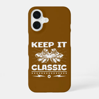 Keep It Classic Retro Gaming Controller Video Game iPhone 16 Case