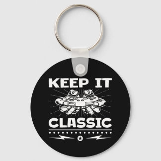 Keep It Classic Retro Gaming Controller Video Game Keychain