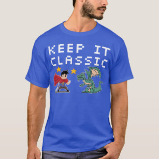 Keep It Classic Video Games Figures friend retro T-Shirt