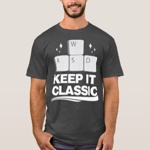 Keep It Classic Video Games WASD Control T-Shirt