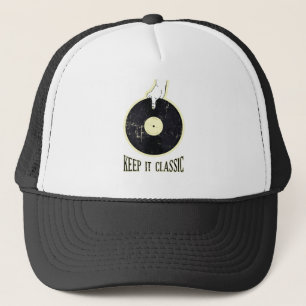 Keep it Classic Vinyl Record Trucker Hat