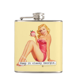 Keep it Classy Georgia Hip Flask