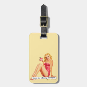 Keep It Classy Georgia Luggage Tag