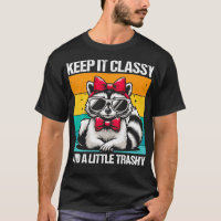Keep It Classy Raccoon With Sunglasses And Bowtie 