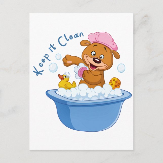 Keep it Clean Postcard (Front)