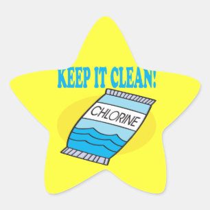 Keep It Clean Star Sticker