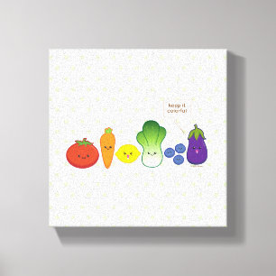 Keep It Colourful (Simple Design) Canvas Print