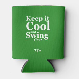 Keep it Cool and Swing Golf Theme  Can Cooler