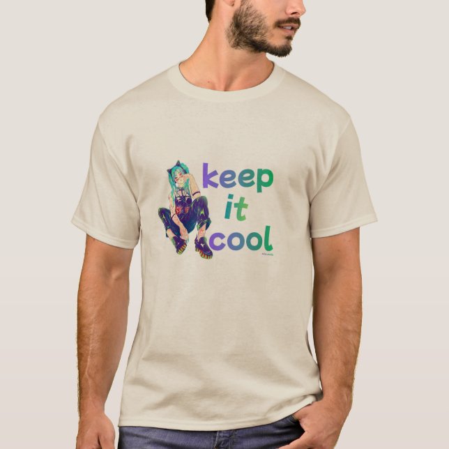 Keep It Cool Anime T-Shirt (Front)