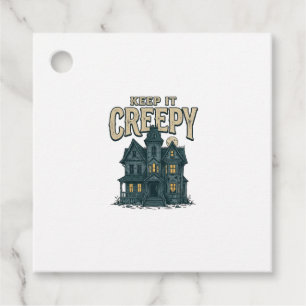 Keep It Creepy Vintage Haunted House Halloween Des Favour Tags