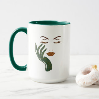 KEEP IT CUTE! SERIES - DARK GREEN MUG