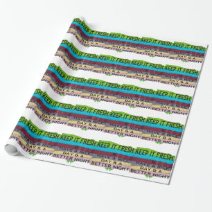 keep it freesh wrapping paper
