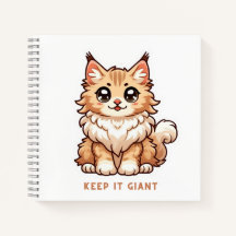 Keep it Giant kitten on Notebook