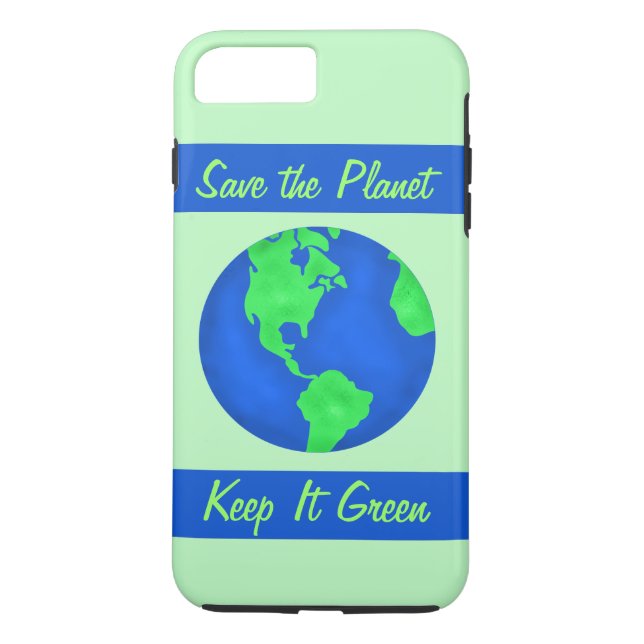 Keep It Green Save Earth Environment Art Case-Mate iPhone Case (Back)