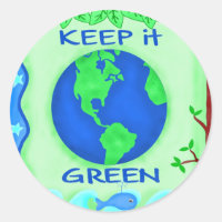Keep It Green Save Earth Environment Art