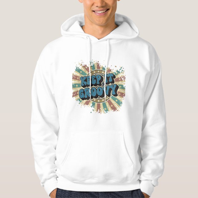 Keep it groovy hoodie (Front)
