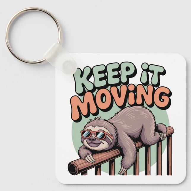 Keep It Moving Keychain (Front)