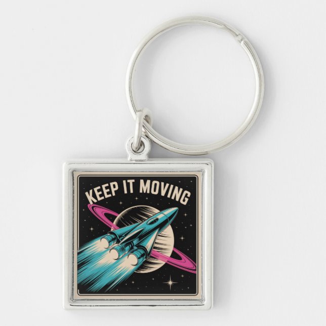 Keep It Moving Keychain (Front)