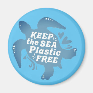 Keep It Plastic Free Sea Turtle Magnet