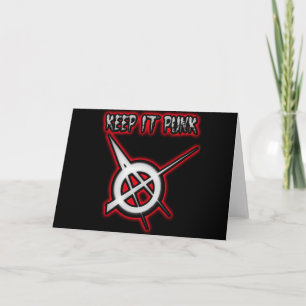 KEEP IT PUNK ROCK CARD