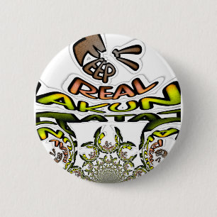 Keep It Real: Kaleidoscope Art Print/Graphic 2 Inch Round Button