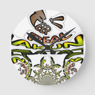 Keep It Real: Kaleidoscope Art Print/Graphic Round Clock