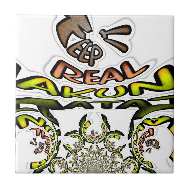 Keep It Real: Kaleidoscope Art Print/Graphic Tile (Front)