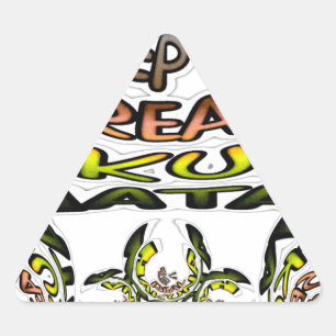 Keep It Real: Kaleidoscope Art Print/Graphic Triangle Sticker