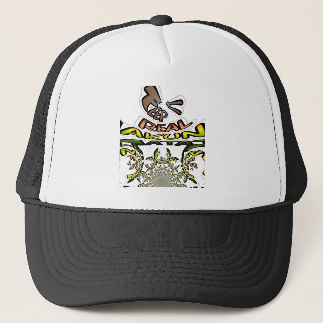 Keep It Real: Kaleidoscope Art Print/Graphic Trucker Hat (Front)