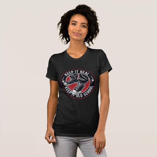 KEEP IT REAL - KEEP IT OLD SCHOOL T-Shirt (Front Full)