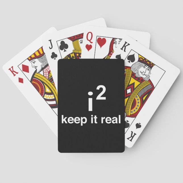 Keep It Real Playing Cards (Back)