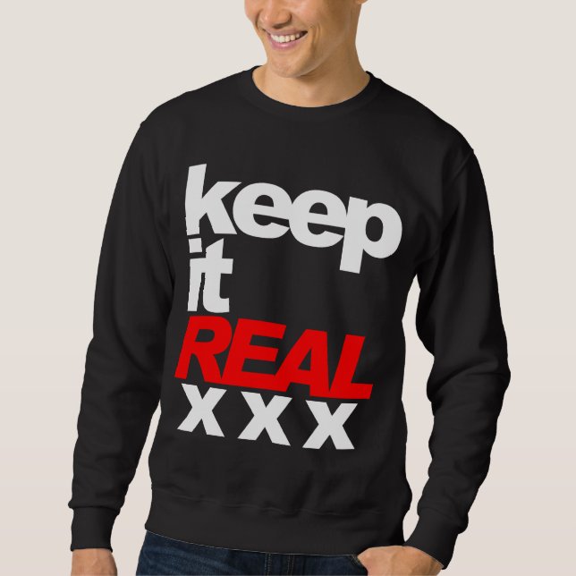 Keep It Real xxx Tee (Dark) (Front)