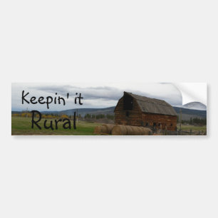 Keep it Rural Bumper Sticker