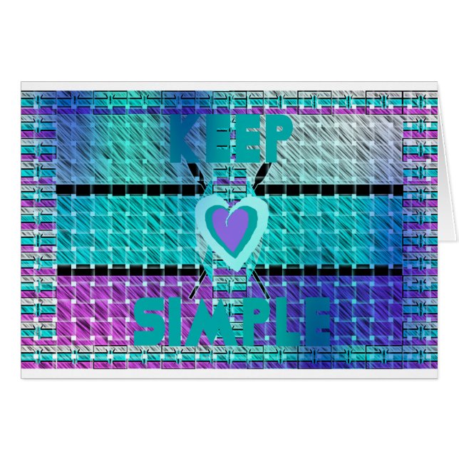 Keep it simple (Front Horizontal)