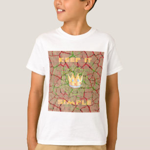 Keep It Simple: Cracked Earth Royal Clarity Art T-Shirt
