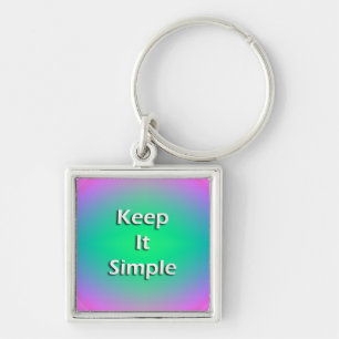 Keep It Simple Keychain
