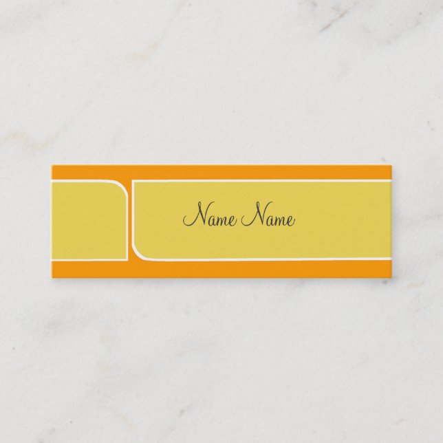 Keep IT Simple. Minimal Bold Designer Modern Mini Business Card (Front)