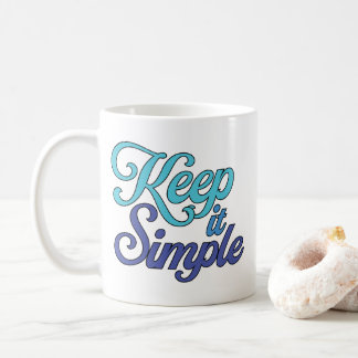 Keep it Simple Mug (Blue)