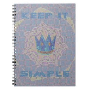 Keep It Simple: Pastel Royal Clarity Pattern Art Notebook