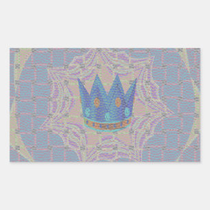Keep It Simple: Pastel Royal Clarity Pattern Art Sticker