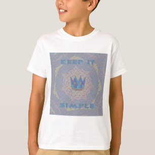 Keep It Simple: Pastel Royal Clarity Pattern Art T-Shirt