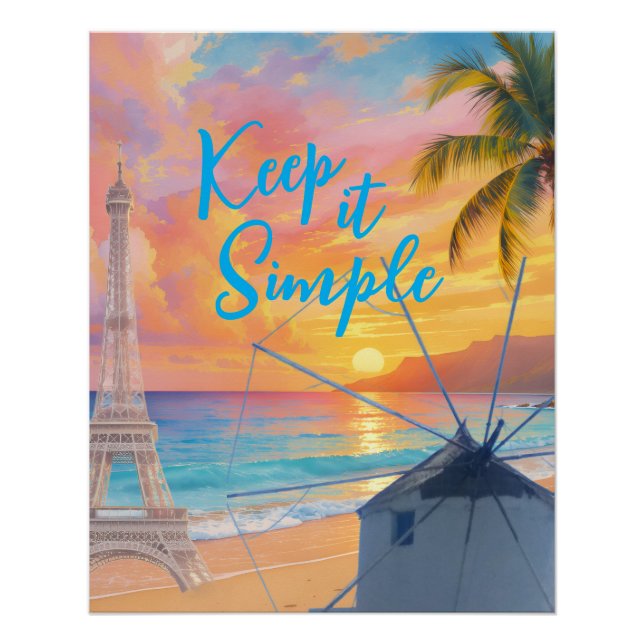 Keep it simple poster (Front)