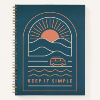 Keep It Simple Spiral Notebook