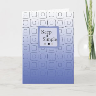 Keep it Simple Squares Birthday Recovery Card