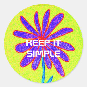 Keep It Simple sticker