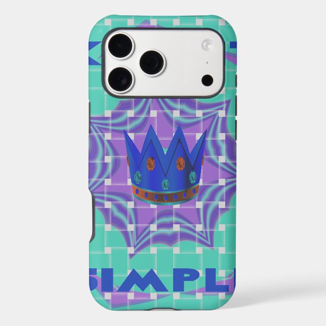 Keep It Simple: The Royal Clarity Pattern Art  (Back)