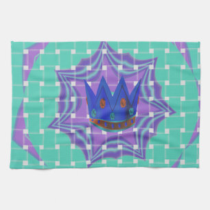 Keep It Simple: The Royal Clarity Pattern Art  Kitchen Towel