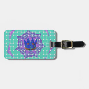 Keep It Simple: The Royal Clarity Pattern Art Luggage Tag
