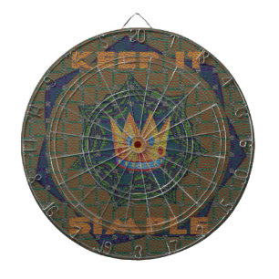 Keep It Simple: The Royal Clarity Pattern Design Dartboard