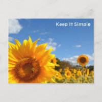 Keep It Simple with sunflowers